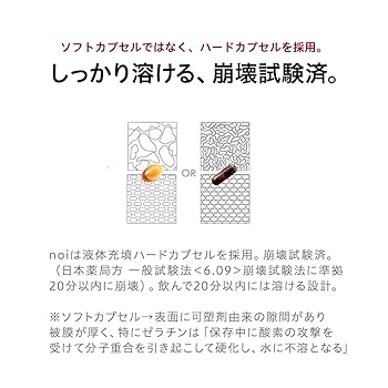 Amazon | noi 還元型コエンザイムq10 [新・特殊カプセル加工
